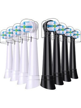 8 Pack Replacement Brush Heads for Electric Toothbrushes, Fits Oral B IO Models